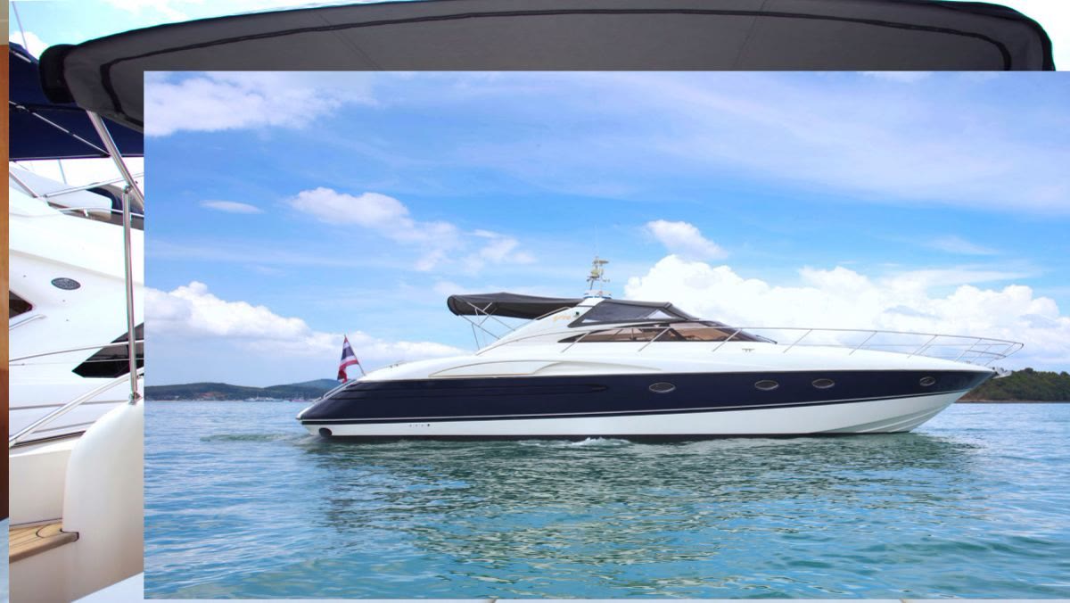 Моторная яхта Princess V50 для аренды на Пхукете